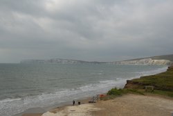 Picture of Freshwater Cliff, South West Isle of Wight Wallpaper