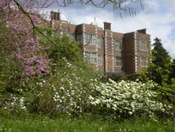 Doddington Hall, Lincolnshire, view from the grounds. Wallpaper