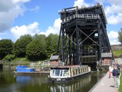 Anderton boat lift in Cheshire Wallpaper