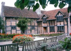 Shakespeare's Birthplace in Stratford-upon-Avon, Warwickshire