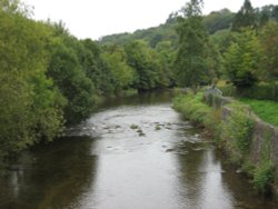 View from Stone Bridge, Dulverton, Somerset