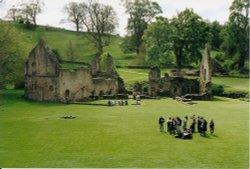 School Outing at Fountains Abbey in Ripon, North Yorkshire