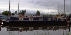 Canal Boat, Goole, East Riding of Yorkshire Wallpaper
