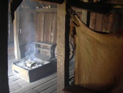 The living house interior at West Stow Country Park, West Stow, Suffolk Wallpaper