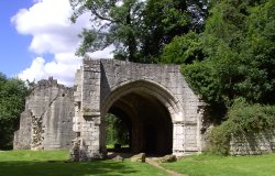 Roche Abbey in Maltby, South Yorkshire Wallpaper