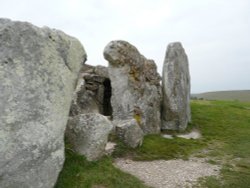 West Kennet Long Barrow,  a mile from Silbury Hill Wallpaper
