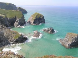 Bedruthen Steps, Cornwall Wallpaper