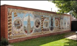 Wall Mosaic, Billinghay, Lincolnshire