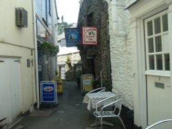 A Street in Looe, Cornwall Wallpaper