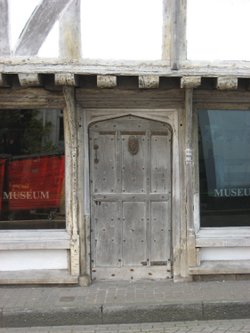 Interesting doorway in Lodge, Axbridge, Somerset