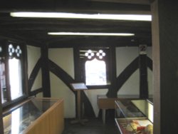 Interior of King John's Hunting Lodge, Axbridge, Somerset