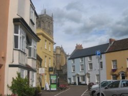 Axbridge Town Square, Somerset Wallpaper