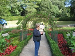Small garden at Tyntesfield, Wraxall, Somerset Wallpaper