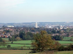 Loughborough from the Outwoods, Leicestershire Wallpaper
