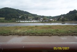 Axmouth across the estuary, Devon