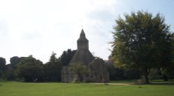 The Abbot's kitchen, Glastonbury Abbey, Somerset Wallpaper