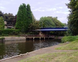 River and Canal, Sprotbrough, South Yorkshire Wallpaper