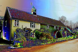 Cottage next to the church at Blythburgh, Suffolk