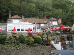 Pub and Restaurant at Cheddar, Somerset Wallpaper