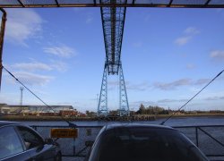 The Middlesbrough Transporter Bridge, North Yorkshire