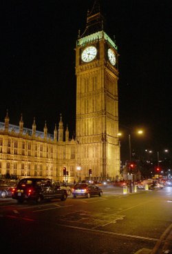 Big Ben by night, London, Greater London