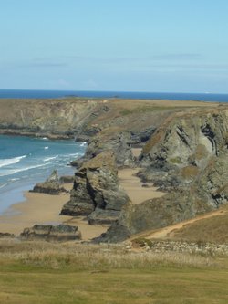 Bedruthan Steps, St Eval, Cornwall