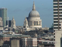St Paul's Cathedral dome taken from the London Eye Wallpaper