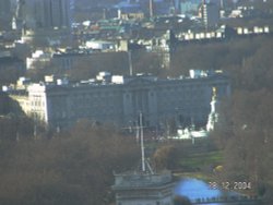 Buckingham Palace from the London Eye Wallpaper