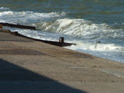 Tide at Herne Bay, Kent Wallpaper