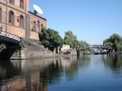 Regent's Canal Entering Camden Town Market, Greater London