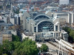 Charing Cross Station From the London Eye