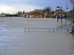 The river Bure During floods on 9th November 2007 Wallpaper