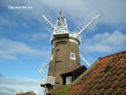 The Windmill at Cley next the Sea Wallpaper