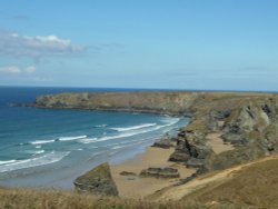Bedruthan Steps, St Eval, Cornwall
