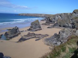 Bedruthan Steps, St Eval, Cornwall