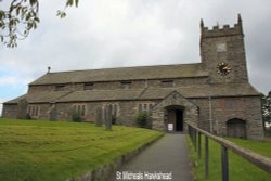 St Michaels Church at Hawkshead, Cumbria Wallpaper