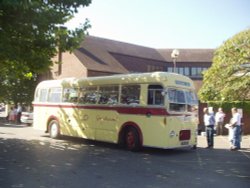 Bristol Greyhound Coach at Warminster, Wiltshire