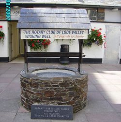 Wishing well at Looe, Cornwall
