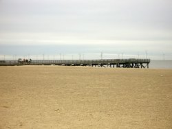 Great Yarmouth's central beach and jetty