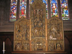 The altar in the morning