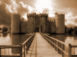 Bodiam Castle, Robertsbridge, East Sussex Wallpaper