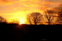 Sunrise over Mossley Wallpaper