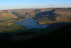 Dovestones Reservoir from Indians Head Wallpaper