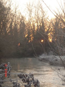 Riverside view Langal