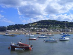 Looking over at Shaldon