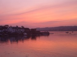Sunset over the River Teign Wallpaper