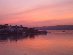 Sunset over the River Teign