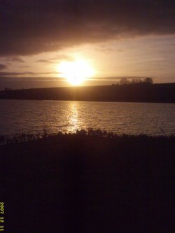 Sunset from stoke dry