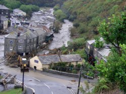 Boscastle August 2004 Wallpaper