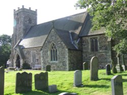 St Michaels church, Catwick. Front view Wallpaper